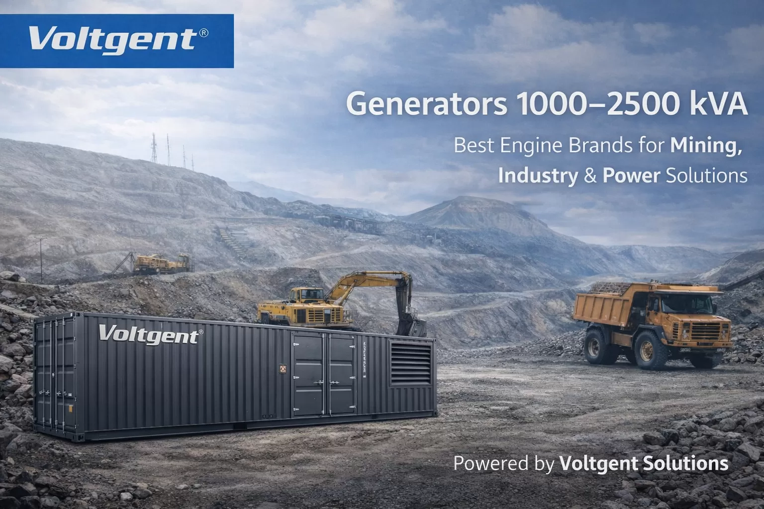 1000–2500 kVA Diesel Generator Sets: Best Engine Brands & Selection Guide