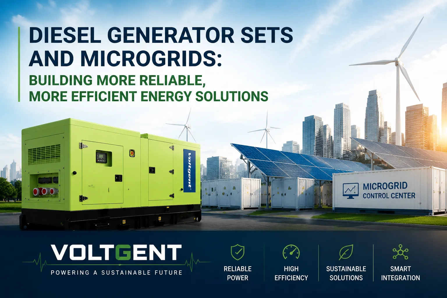 Diesel Generator Sets and Microgrids | Reliable Hybrid Power Solutions