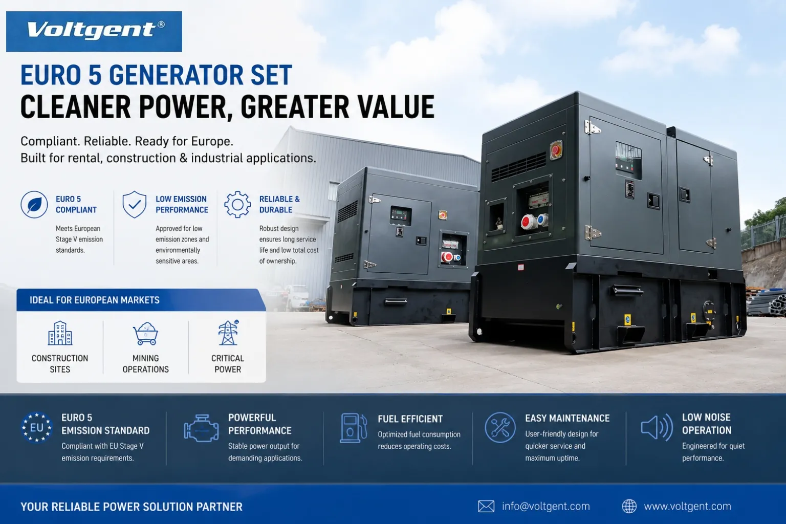 What Is a Stage V Generator Regeneration System? Understanding DPF Regeneration for Diesel Generators