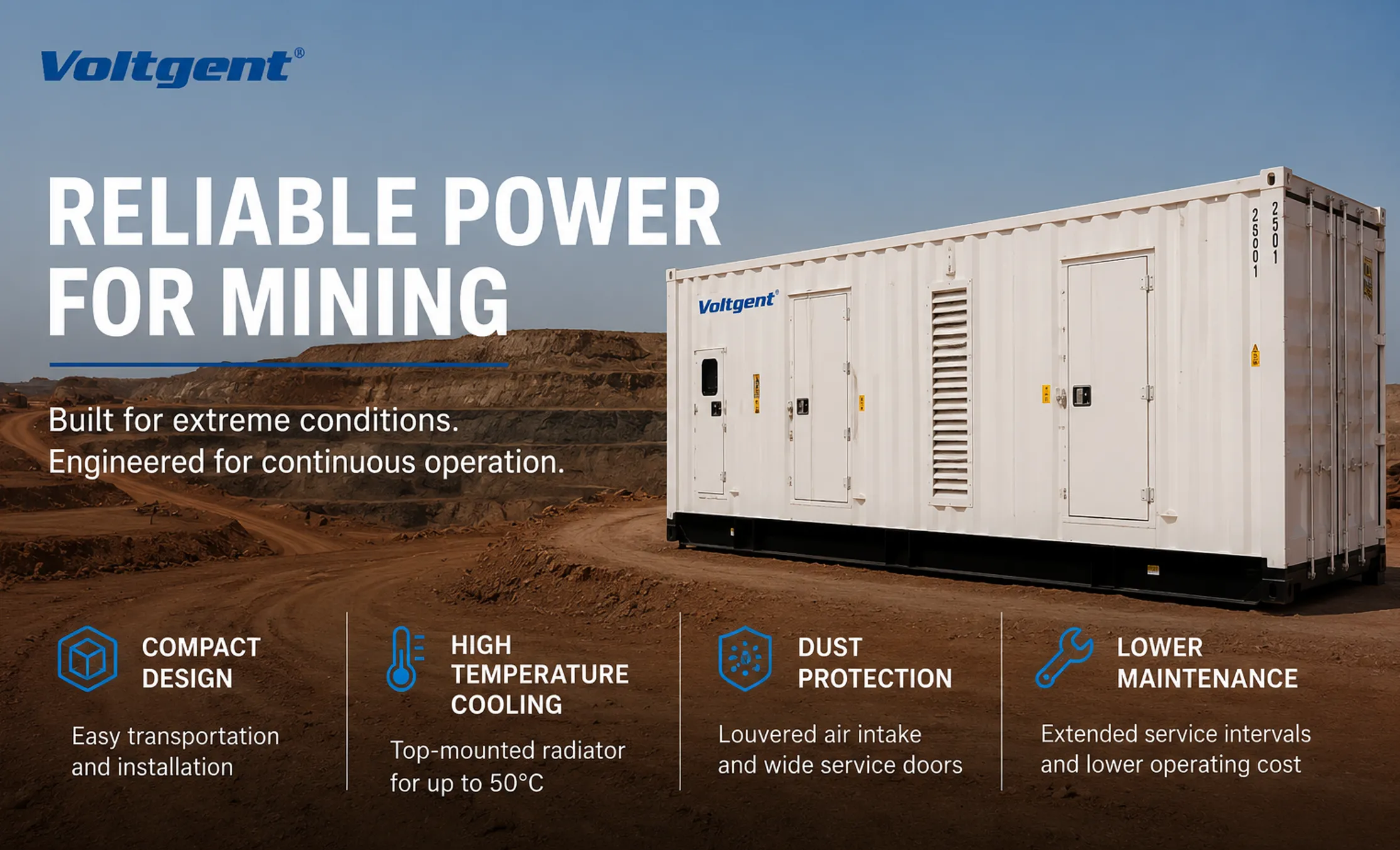 How to Choose a Diesel Generator for Mining Projects: 4 Key Factors