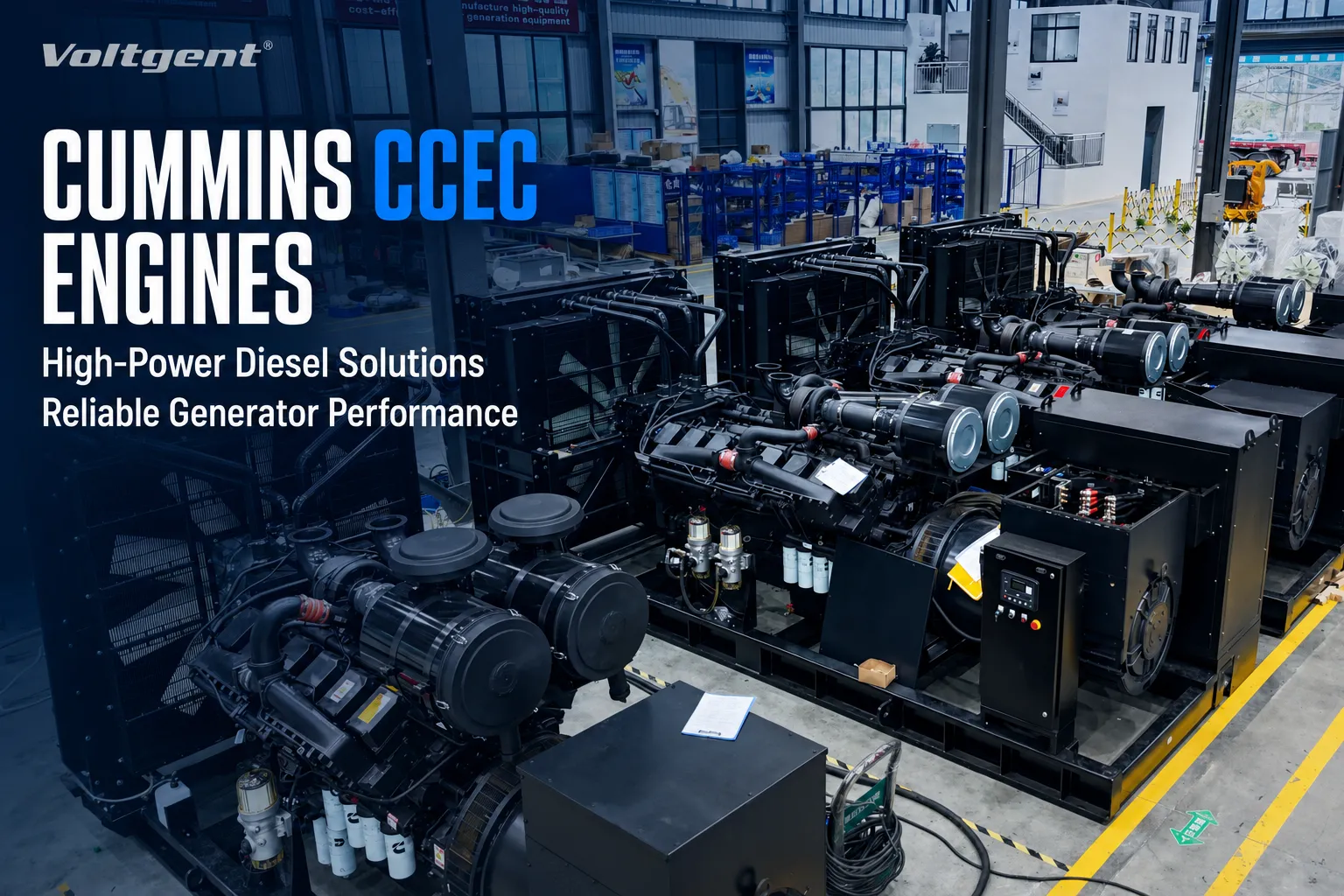 Cummins CCEC Engines: High-Power Diesel Solutions for Reliable Generator Performance