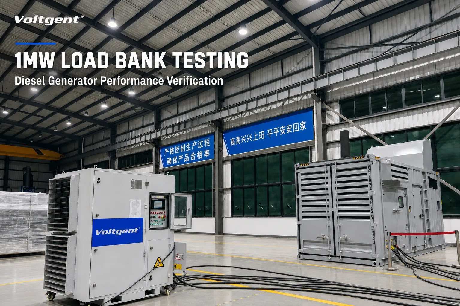 1MW Load Bank Testing for Diesel Generators | Voltgent