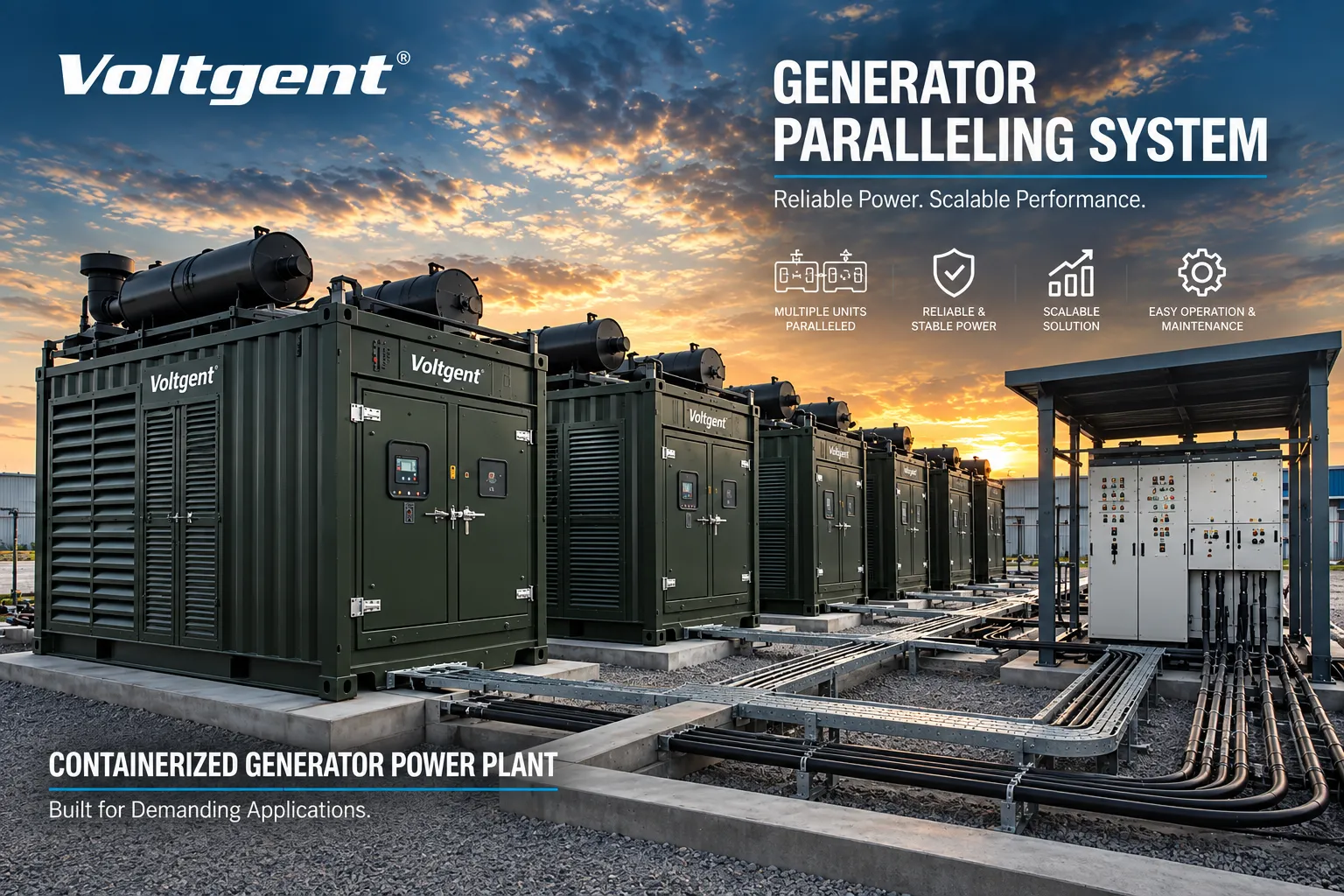 Generator Paralleling System vs One Large Diesel Generator