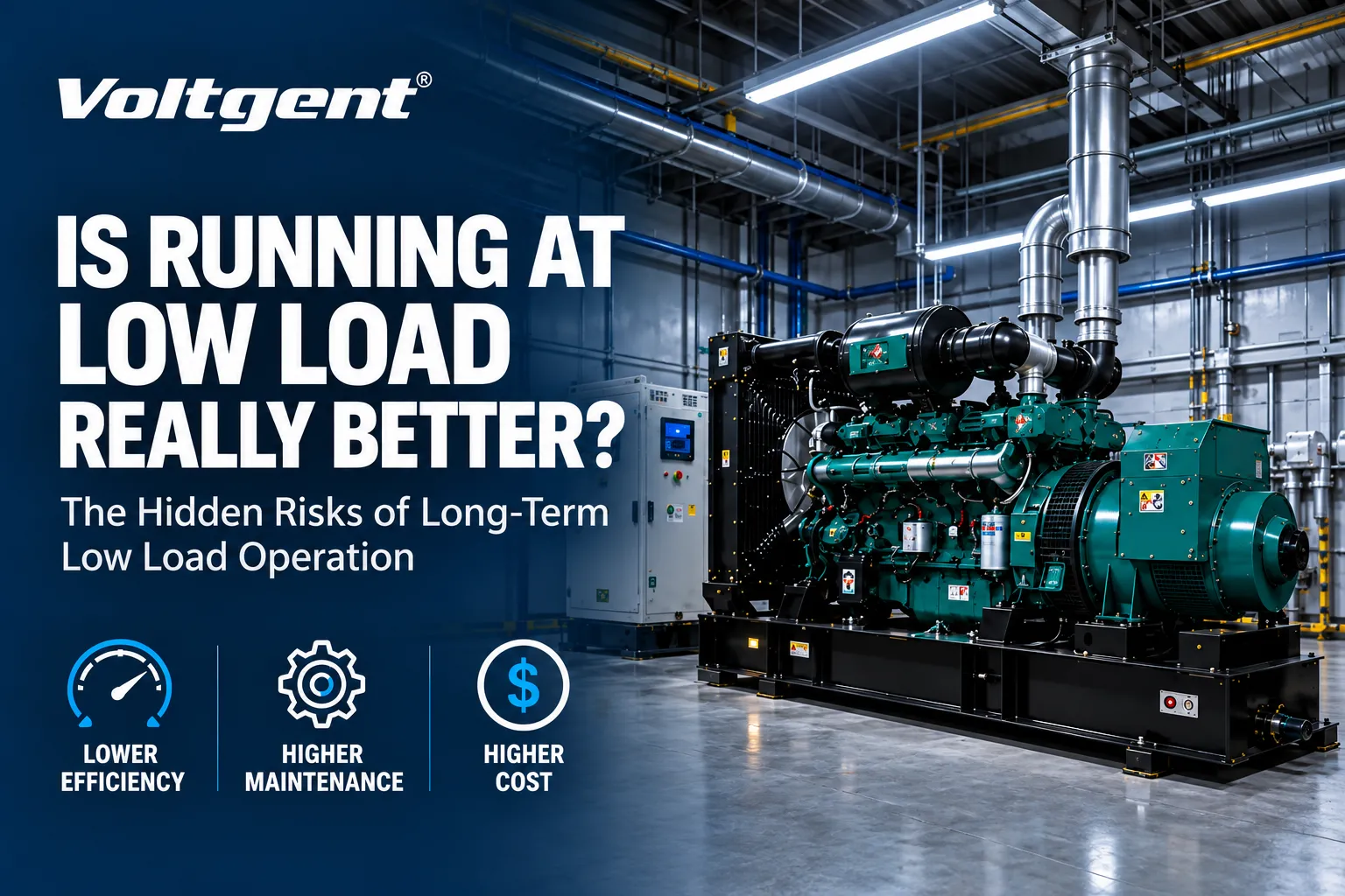 Why Low-Load Operation Increases Diesel Generator Maintenance Costs