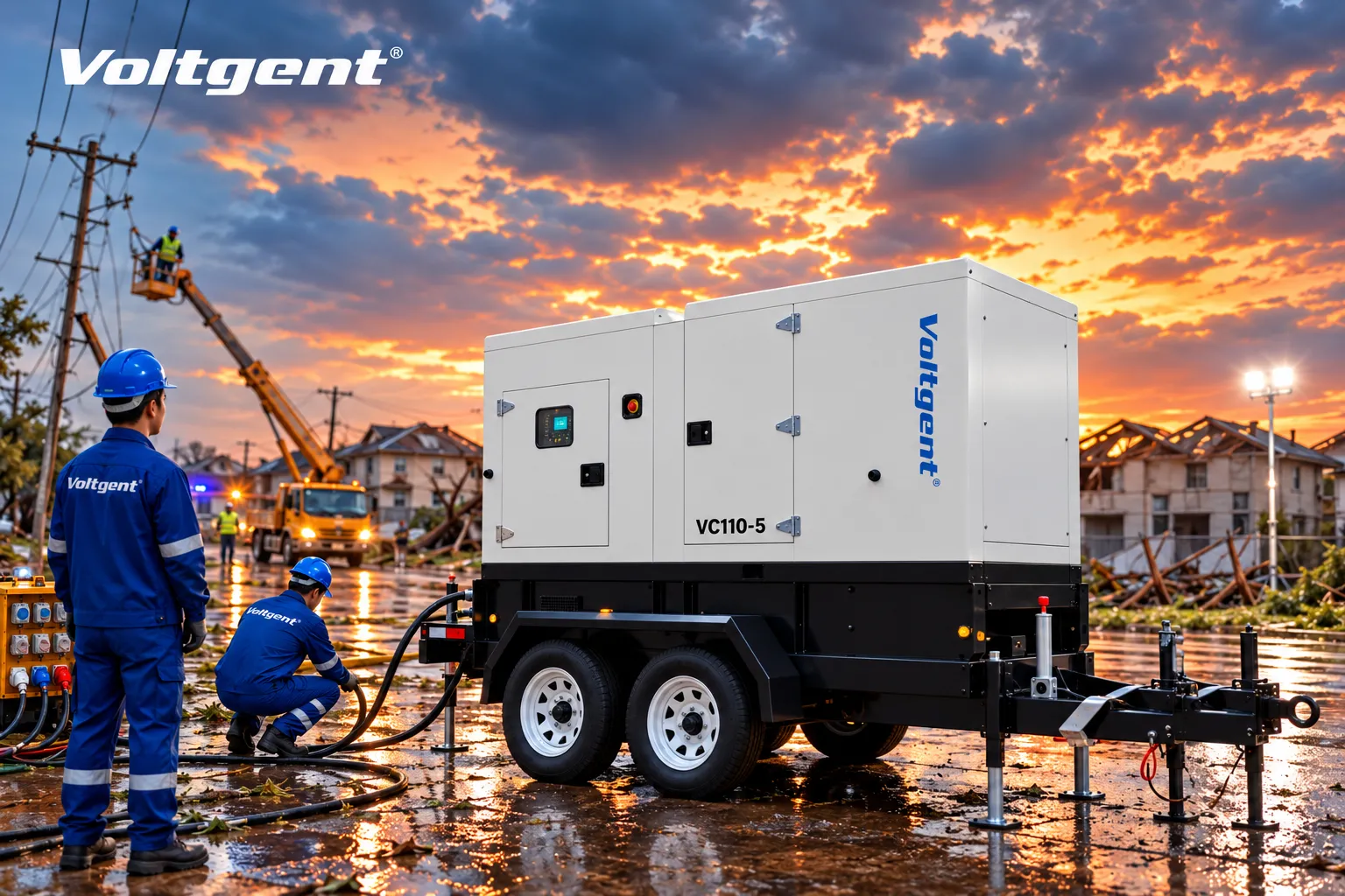 Mobile Diesel Generator for Emergency & Temporary Power