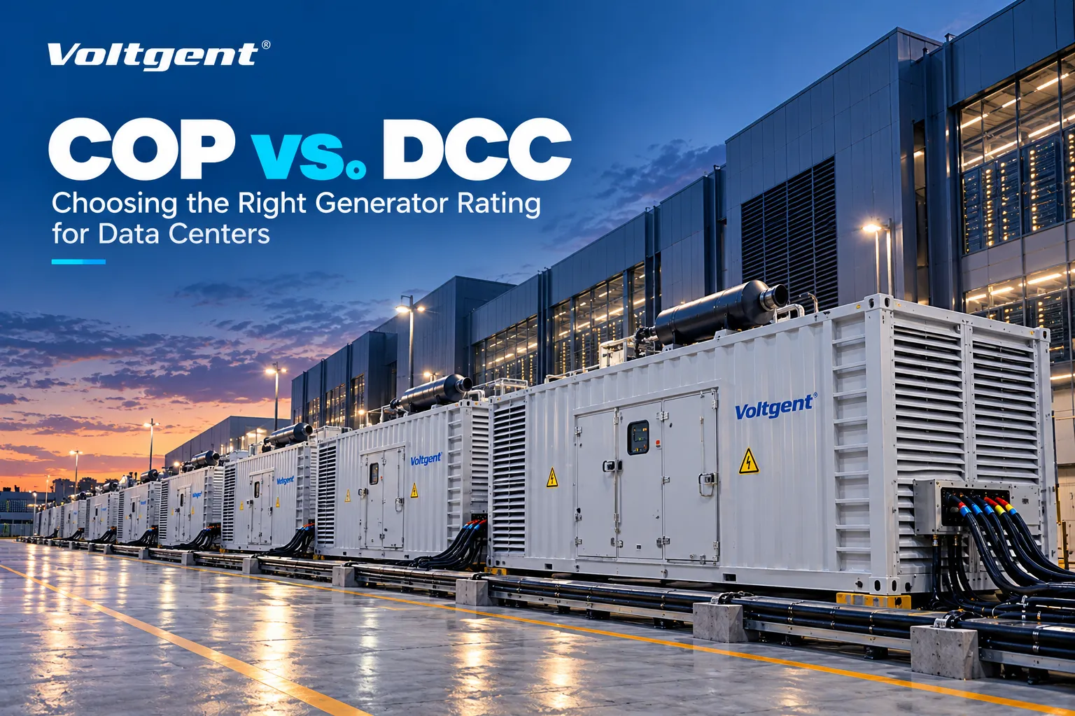 COP vs. DCC for Data Center Generators: How to Choose the Right Rating
