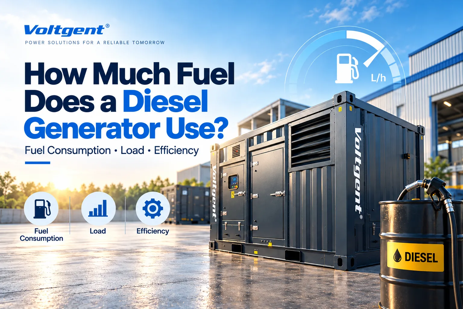 How Much Fuel Does a Diesel Generator Use Per Hour? 4 Key Factors